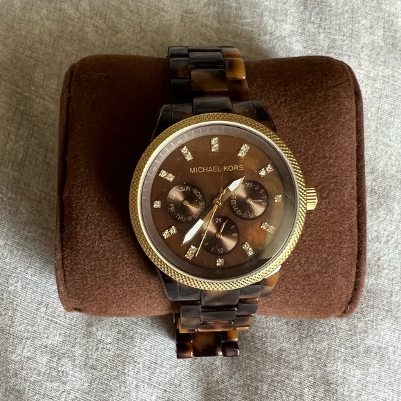 Michael Kors Accessories - Michael Kors tortoise watch